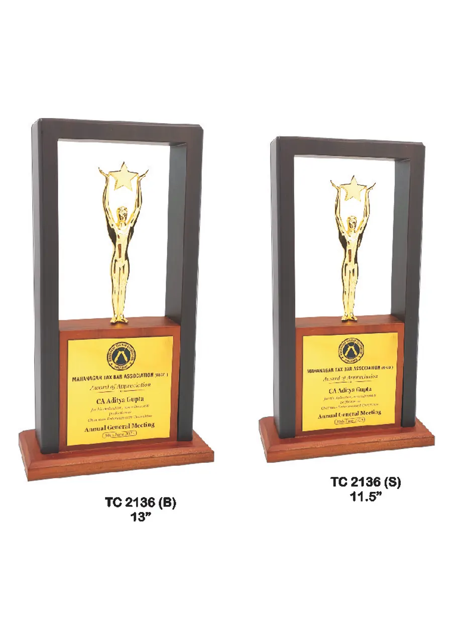 Wooden trophy manufacturer in Banglore